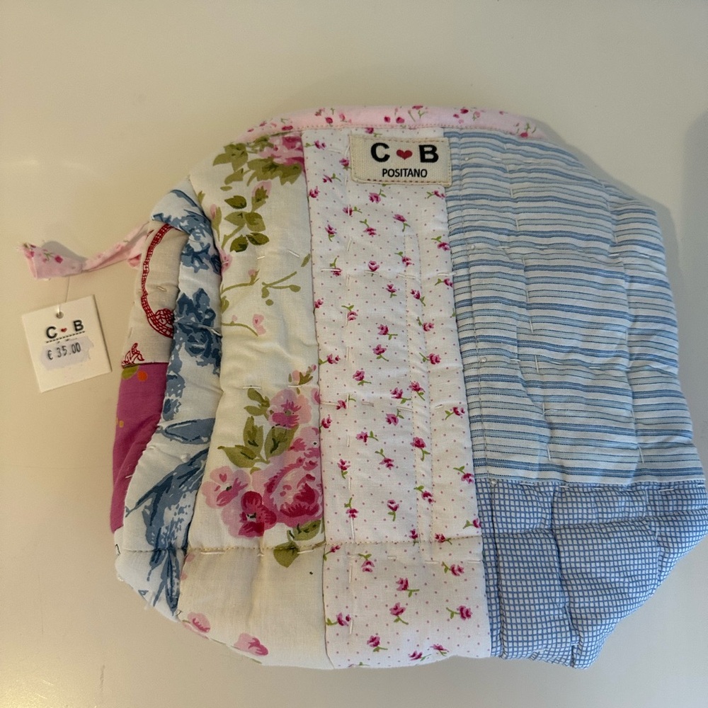 C+B Positano Floral Patchwork Bag